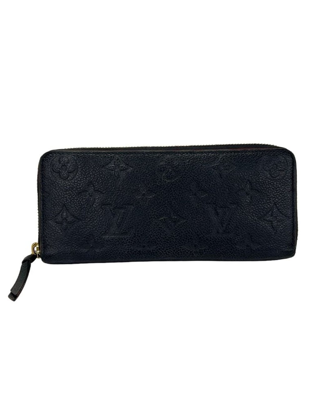 Louis Vuitton Wallet Monogram Empreinte Portefeuille Clemence Marine Rouge